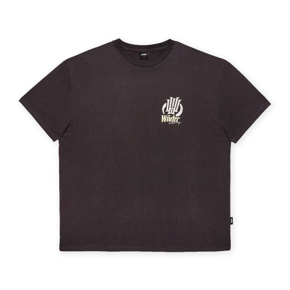 WNDRR Skyline Box Fit Tee - Faded Black