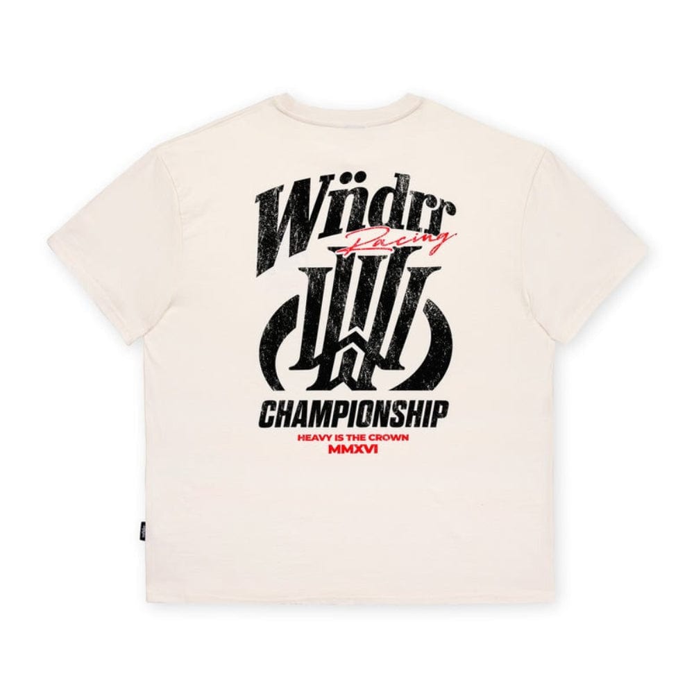 WNDRR Skyline Box Fit Tee - Off White