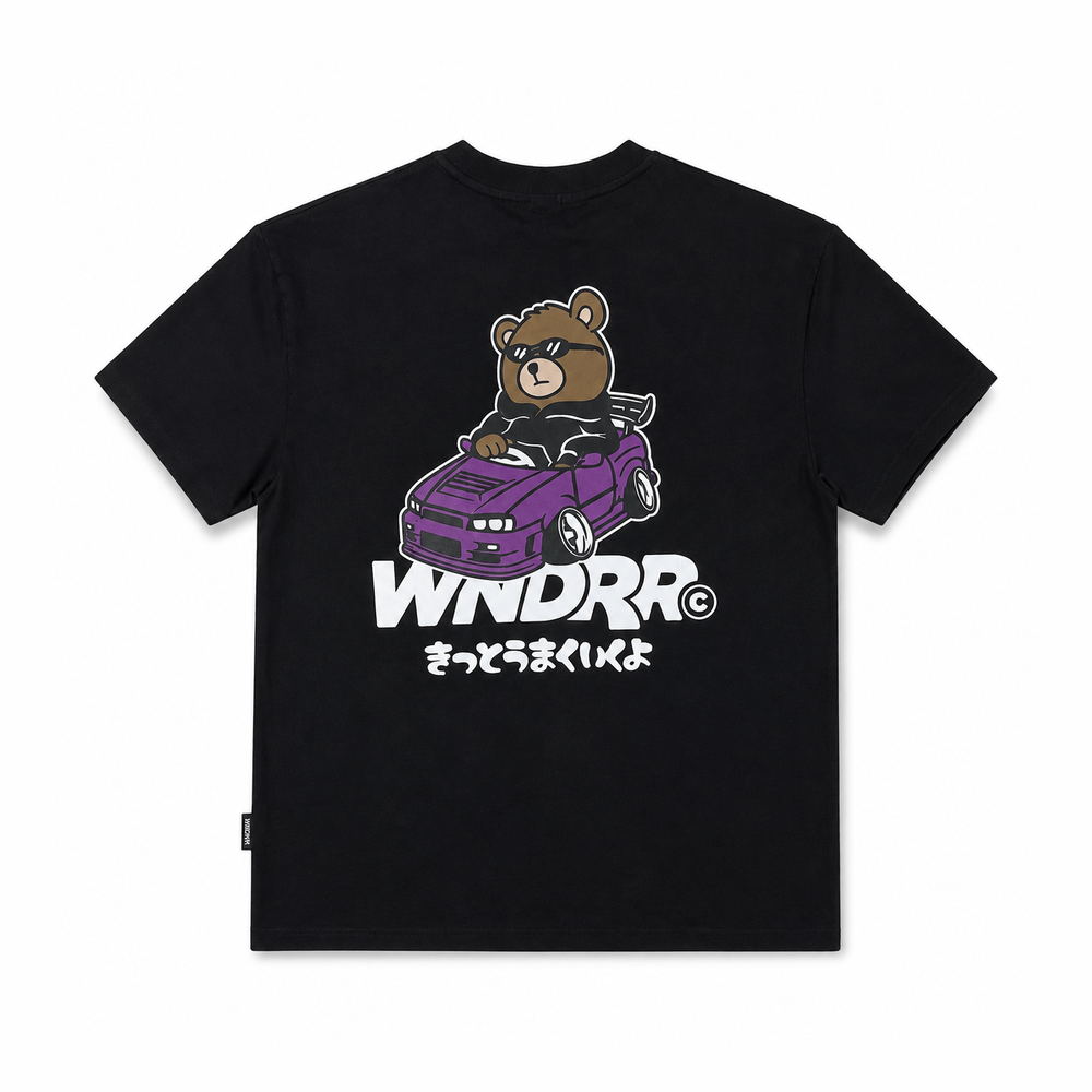 WNDRR Slammed Box Fit Tee - Black