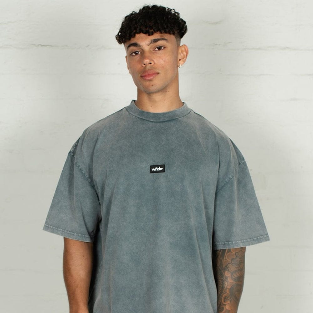 WNDRR Soho Club Tee - Washed Grey