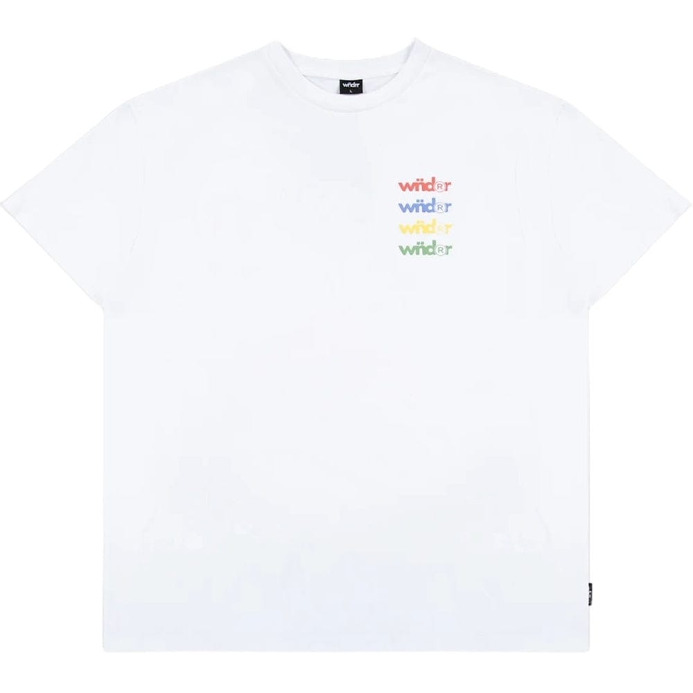WNDRR Source Code Box Fit Tee - White