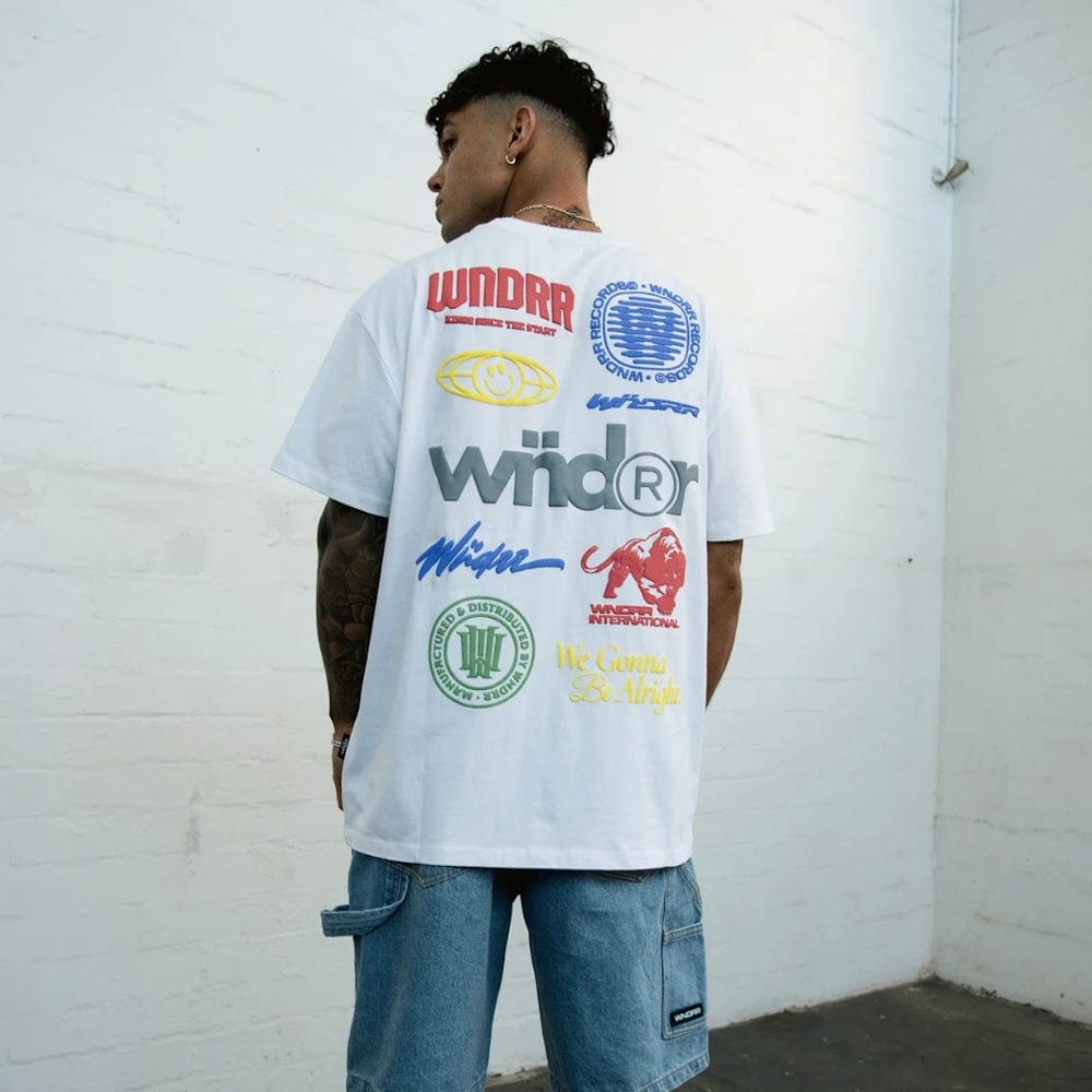 WNDRR Source Code Box Fit Tee - White