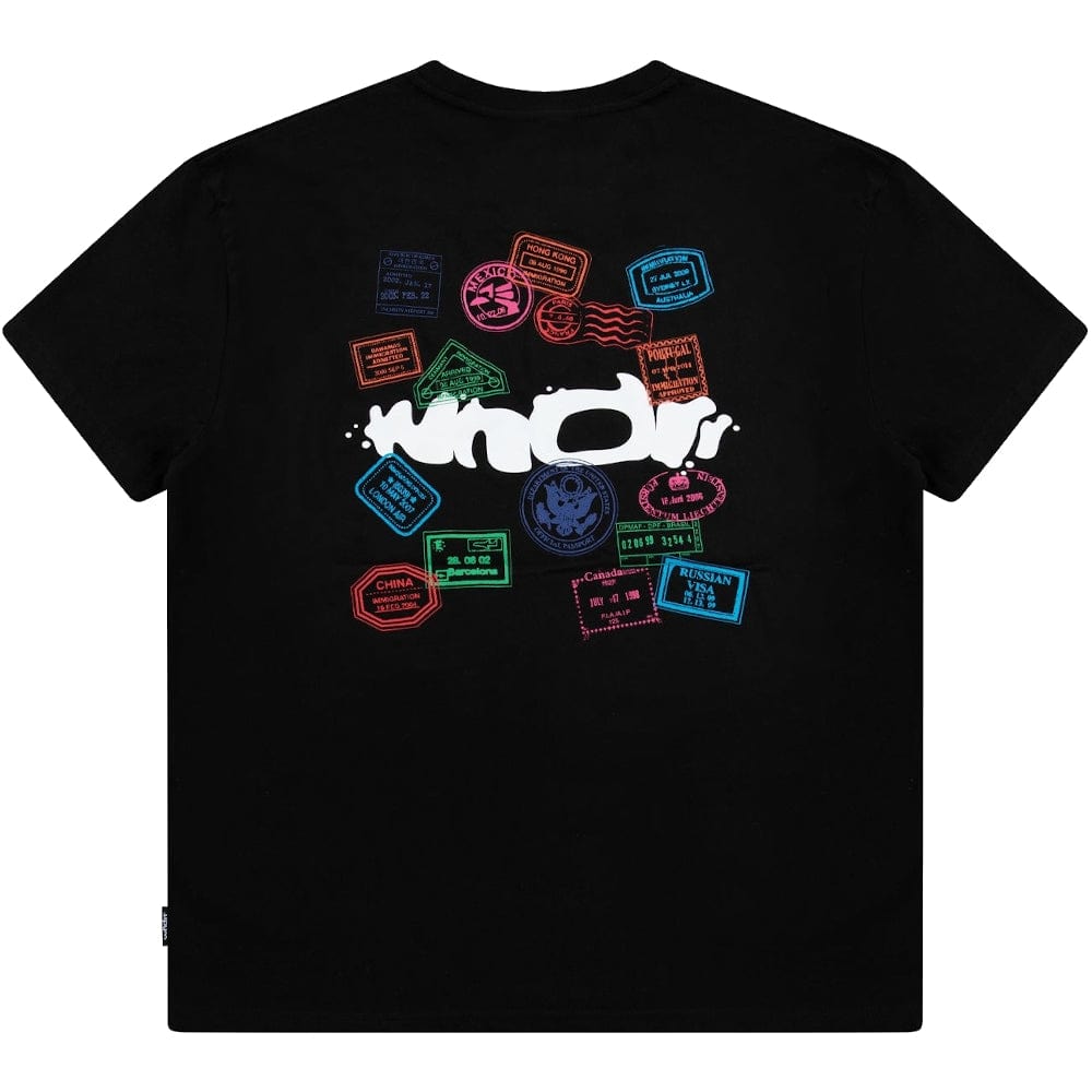 WNDRR Stamp Box Fit Tee - Black