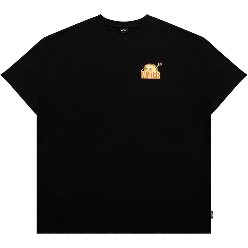 WNDRR Taco Box Fit Tee - Black