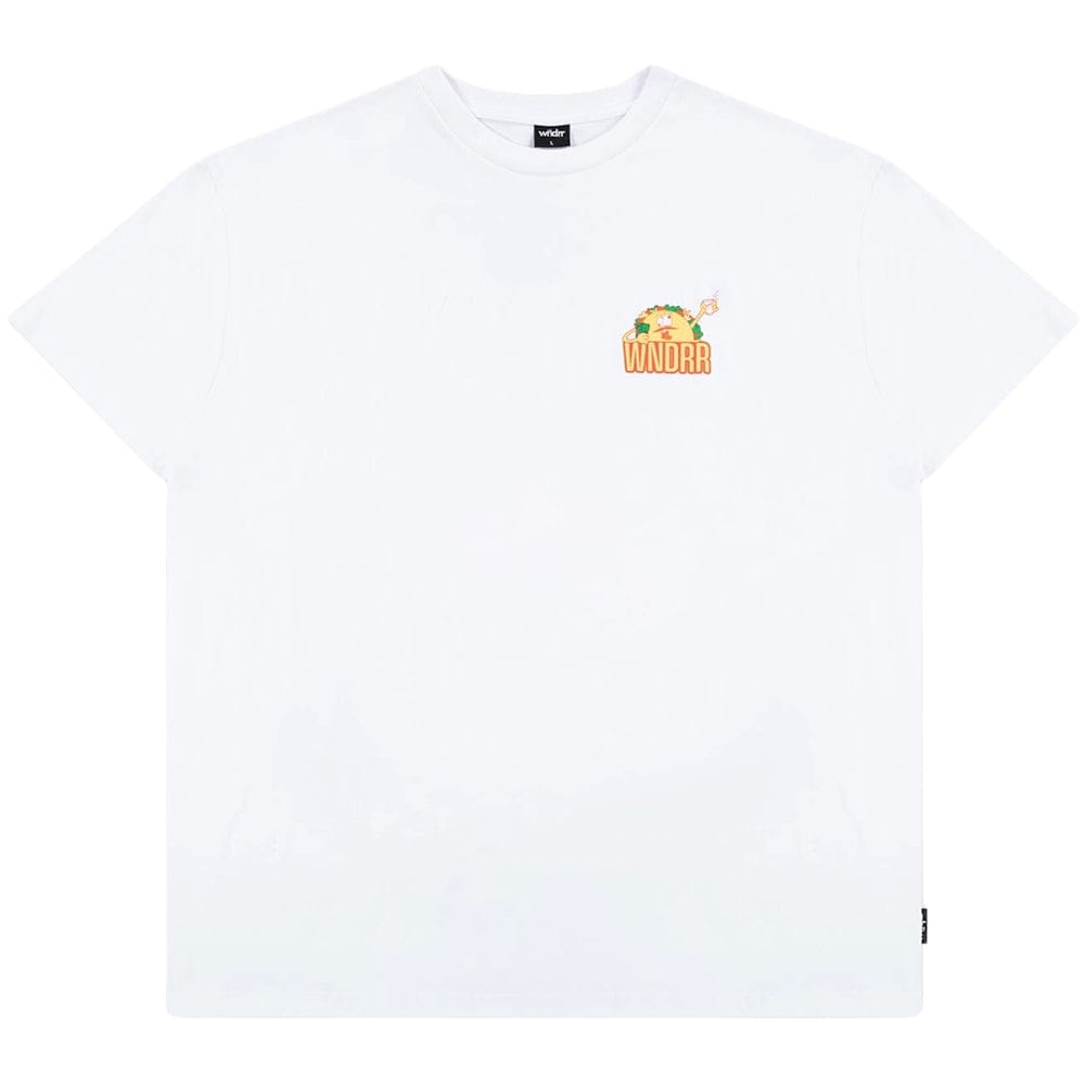 WNDRR Taco Box Fit Tee - White