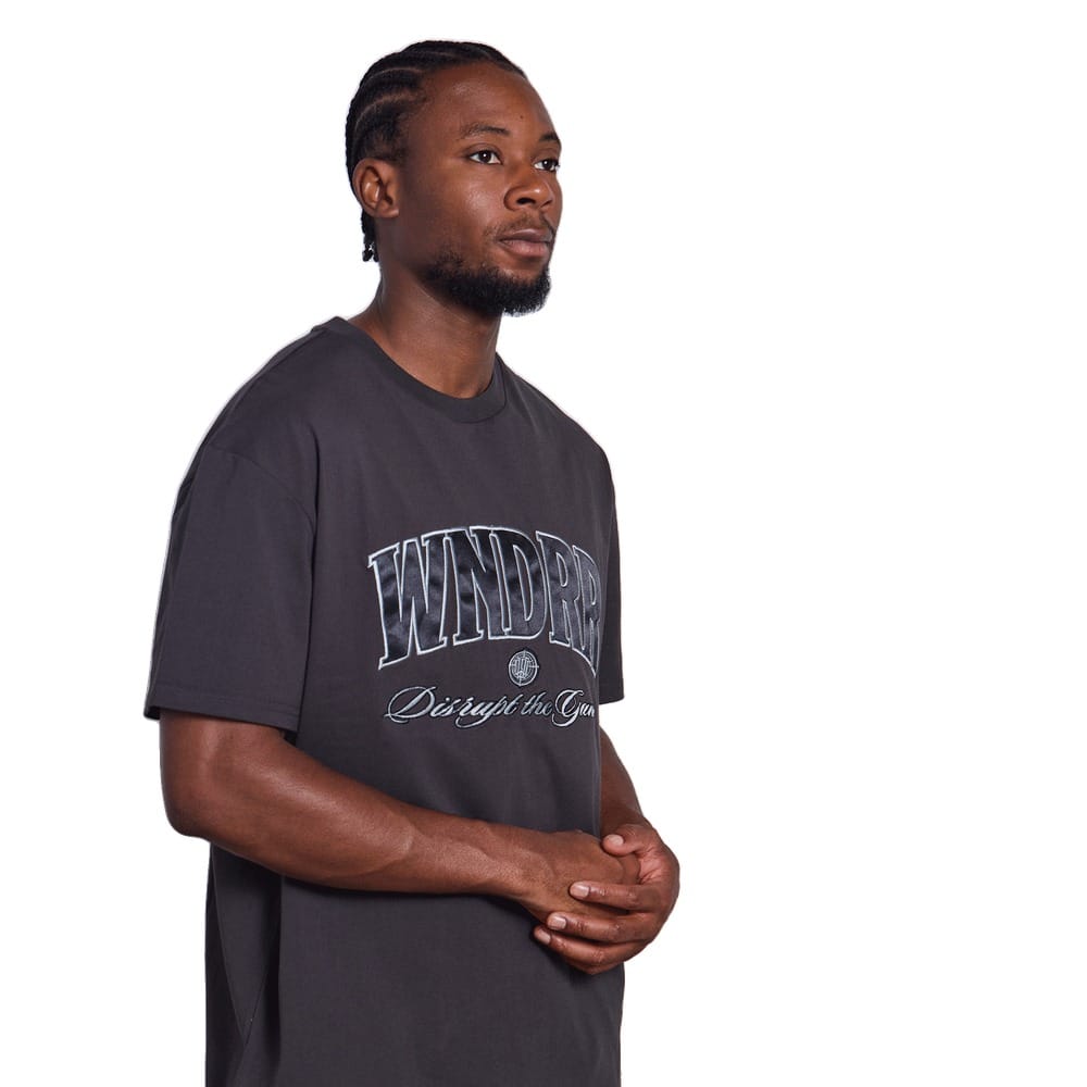 WNDRR Target Box Fit Tee - Faded Black