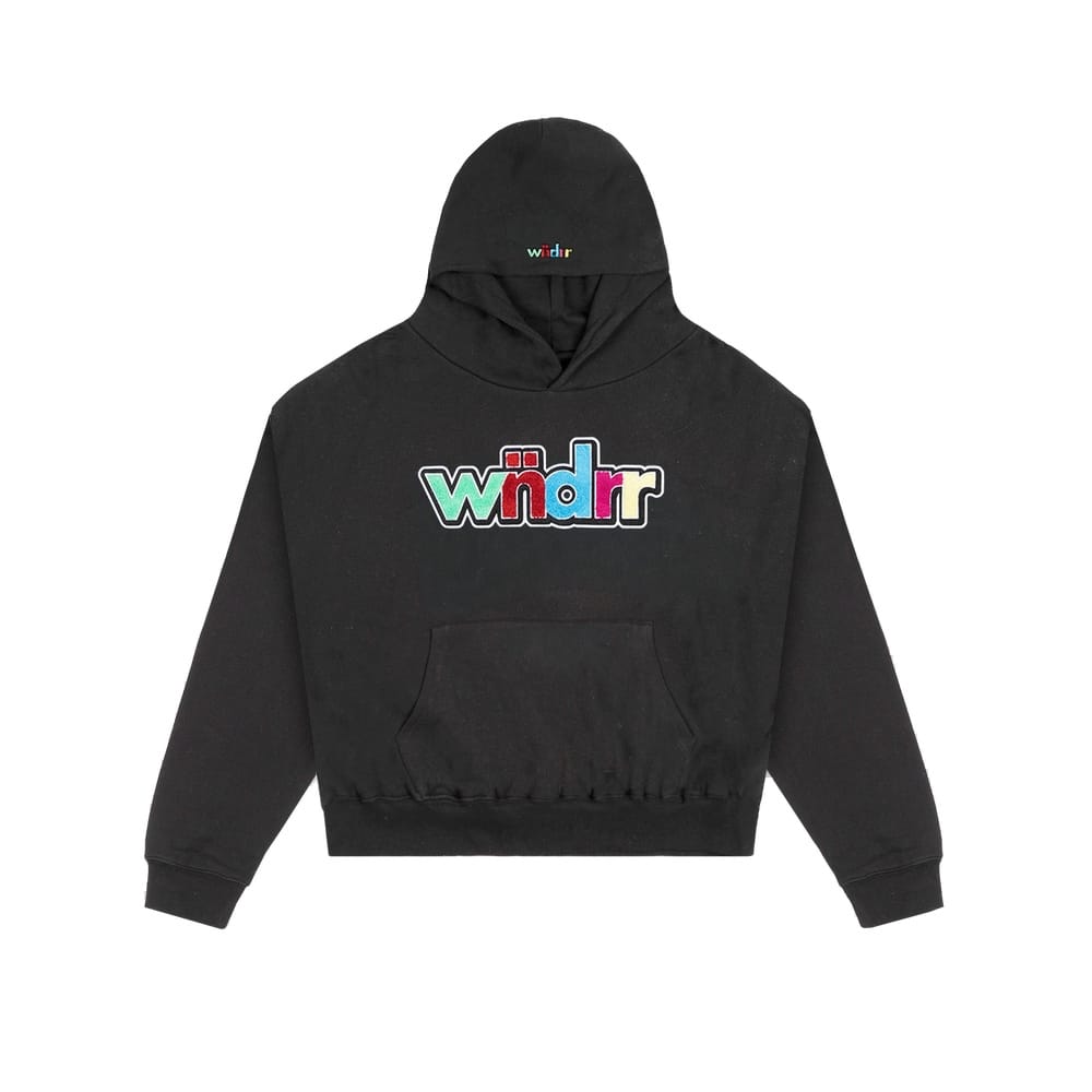 WNDRR Tint Cropped Hood Sweat - Faded Black