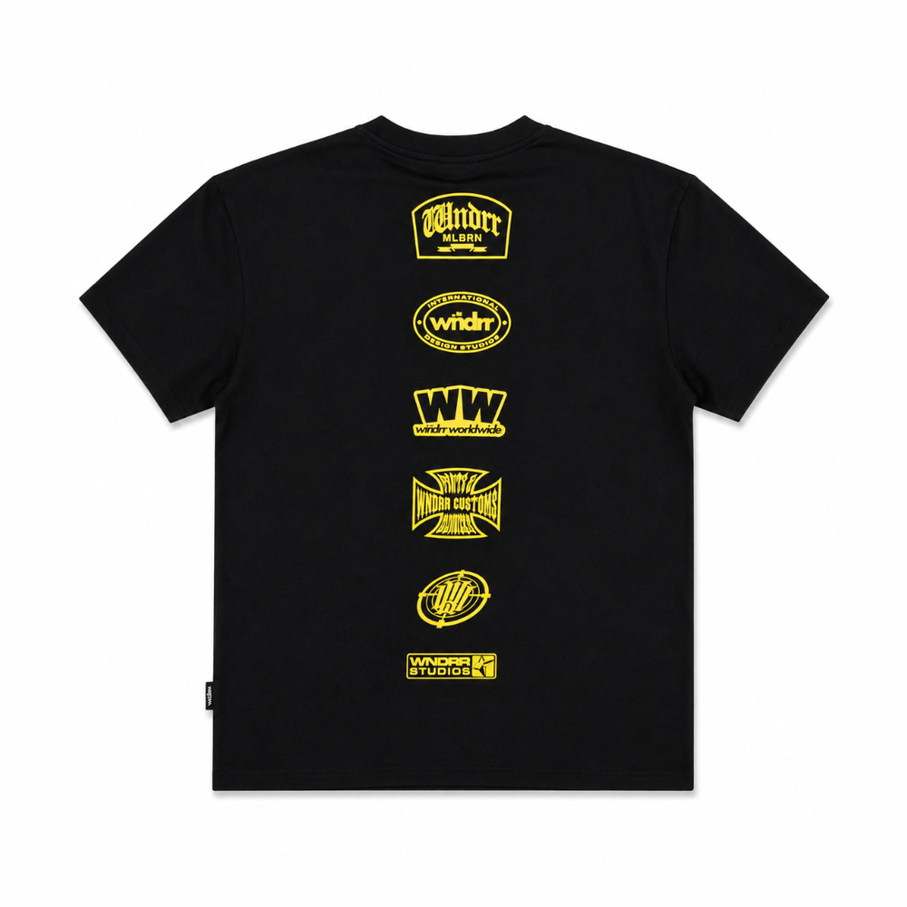 WNDRR Union Box Fit Tee - Black