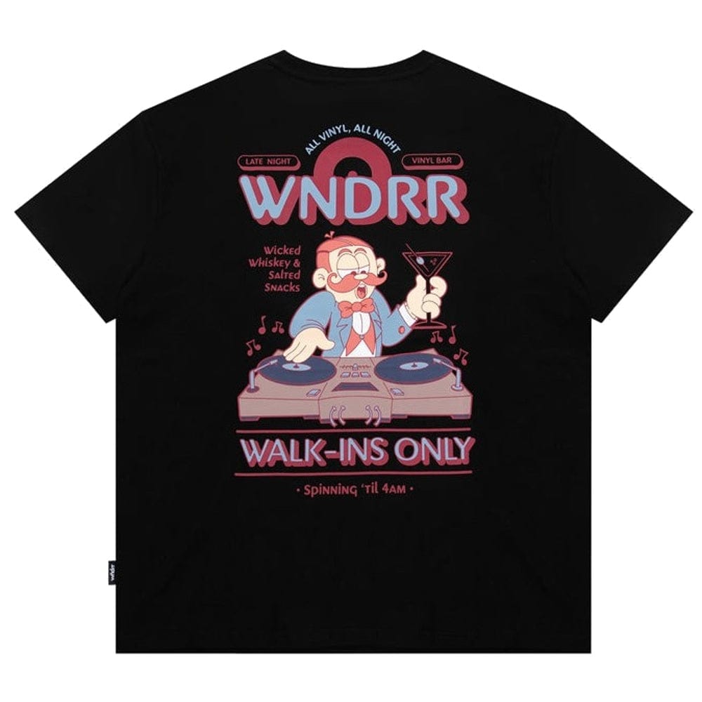 WNDRR Vinyl Bar Box Fit Tee - Black