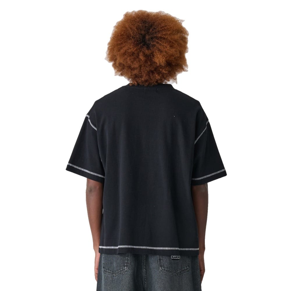 XLarge Flatlock Gorilla Fit Tee - Black