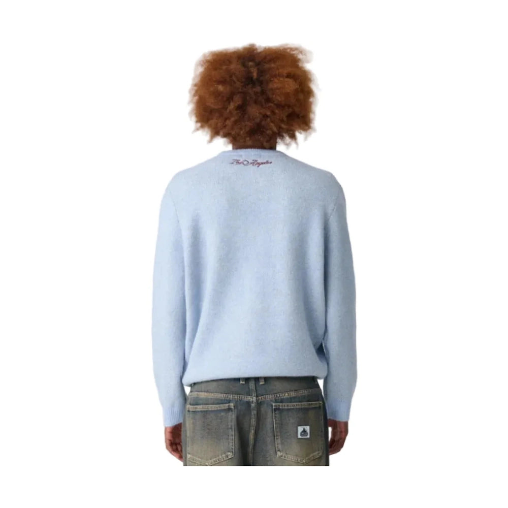 XLarge Script Knit Sweater - Dusty Ice