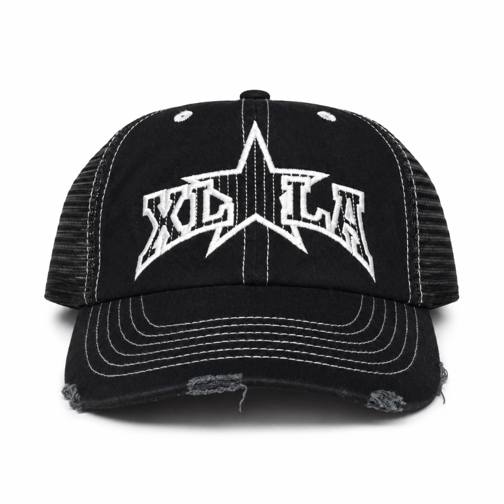 XLarge LA Star Low Pro Trucker Cap - Black