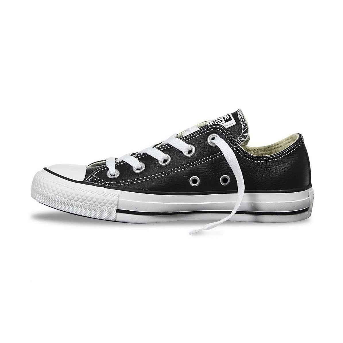Converse All Star Low Leather - Black / White