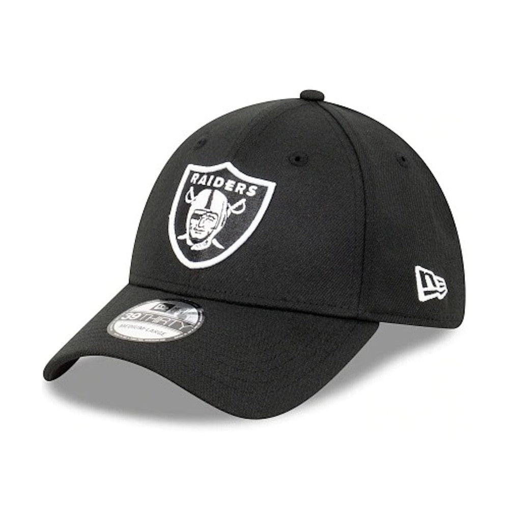 New Era 39THIRTY Fitted Cap Las Vegas Raiders - Black / White