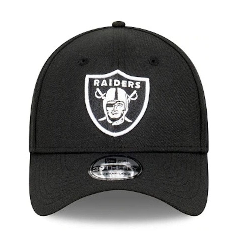 New Era 39THIRTY Fitted Cap Las Vegas Raiders - Black / White