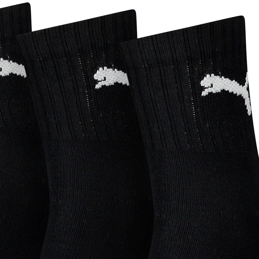 PUMA Short Crew Sock 3 Pack - Black