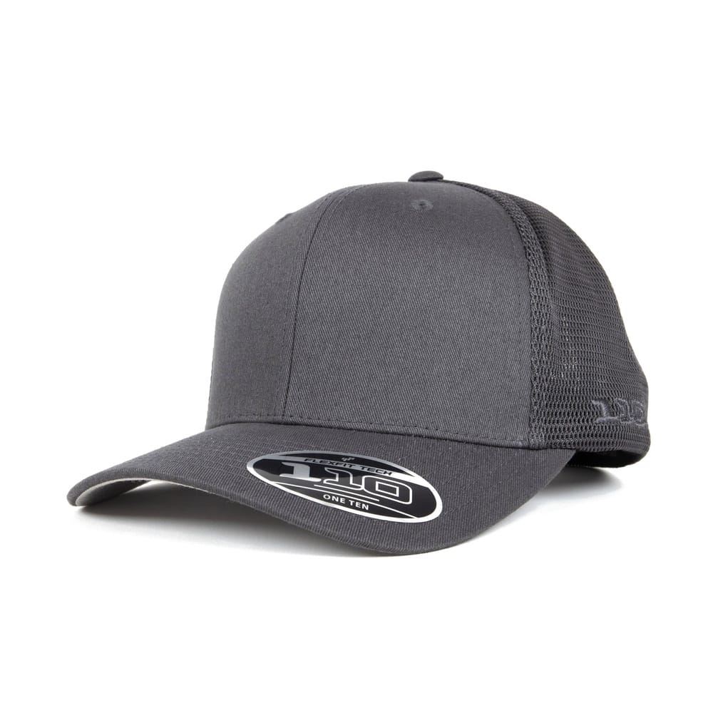 Flexfit 110M Mesh Back Snapback - Charcoal