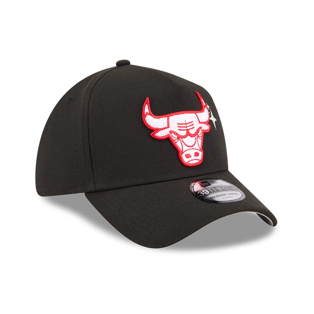 New Era 39THIRTY A-Frame Glow Stars Chicago Bulls - Official Team Colours