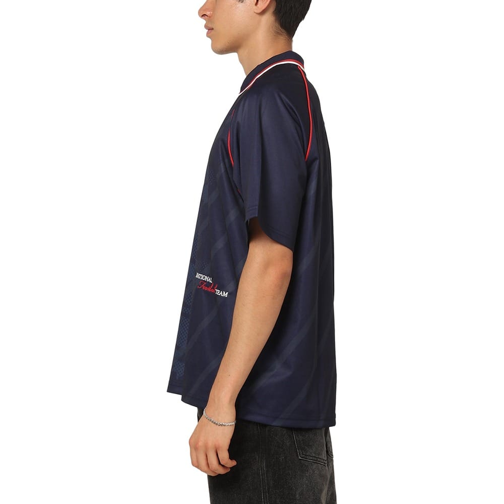 Majestic Athletic England Mesh SS Jersey - Kraken Navy - Image 5