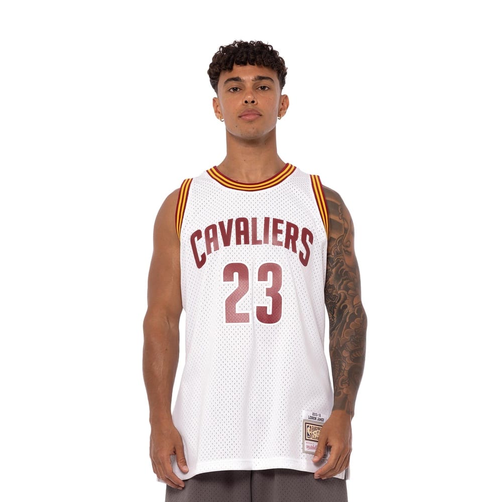 Mitchell & Ness 2015-16 Swingman Jersey Cleveland Cavaliers Lebron James - White