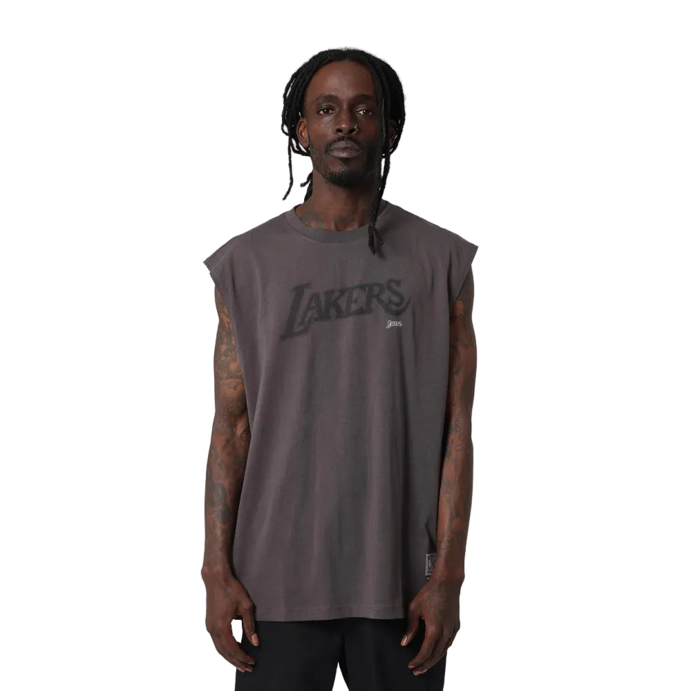 Mitchell & Ness Team IP Muscle Tee Los Angeles Lakers - Faded Slate