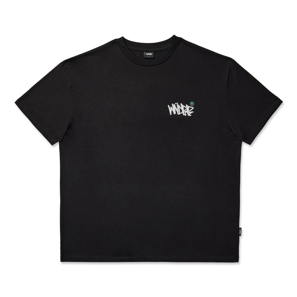 WNDRR Tag Box Fit Tee - Black