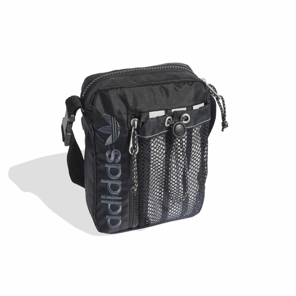 adidas Mesh 3-Stripes Small Item Bag - Black