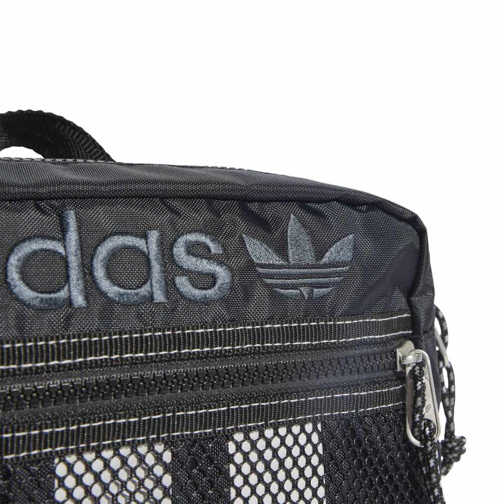 adidas Mesh Waist Bag - Black