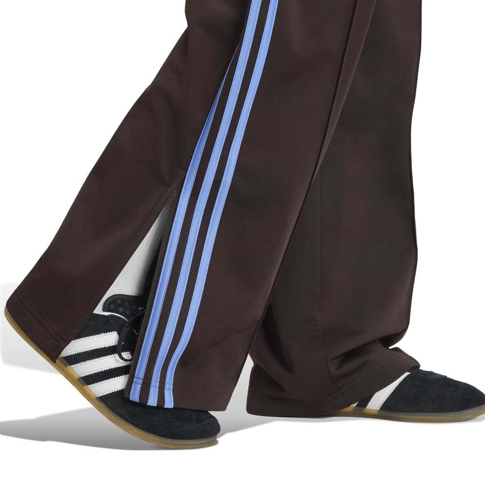 Adidas Women's Firebird Loose Track Pants - Aurora Coffee / Blue Fusion
