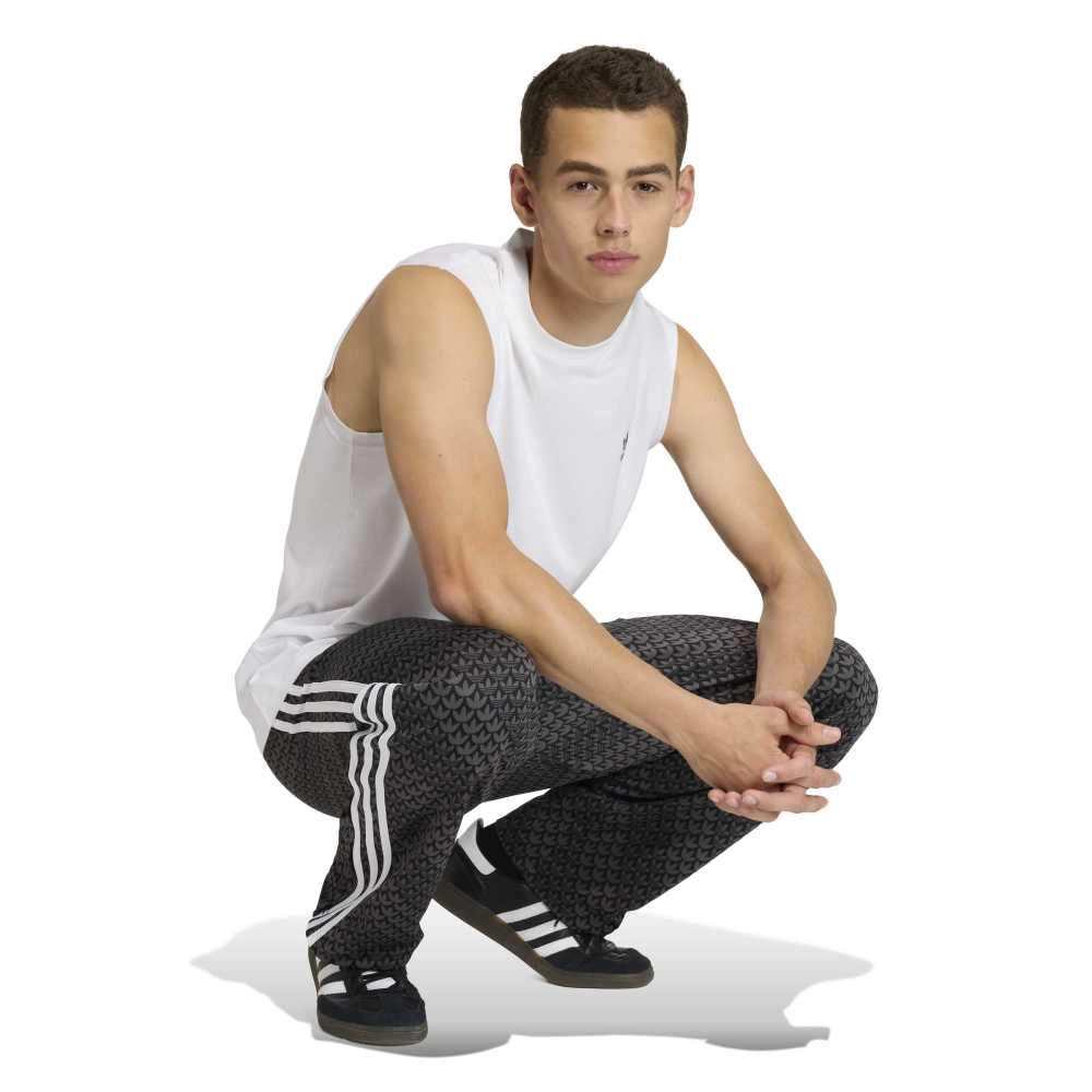 adidas Loose Monogram Firebird Track Pant - Black