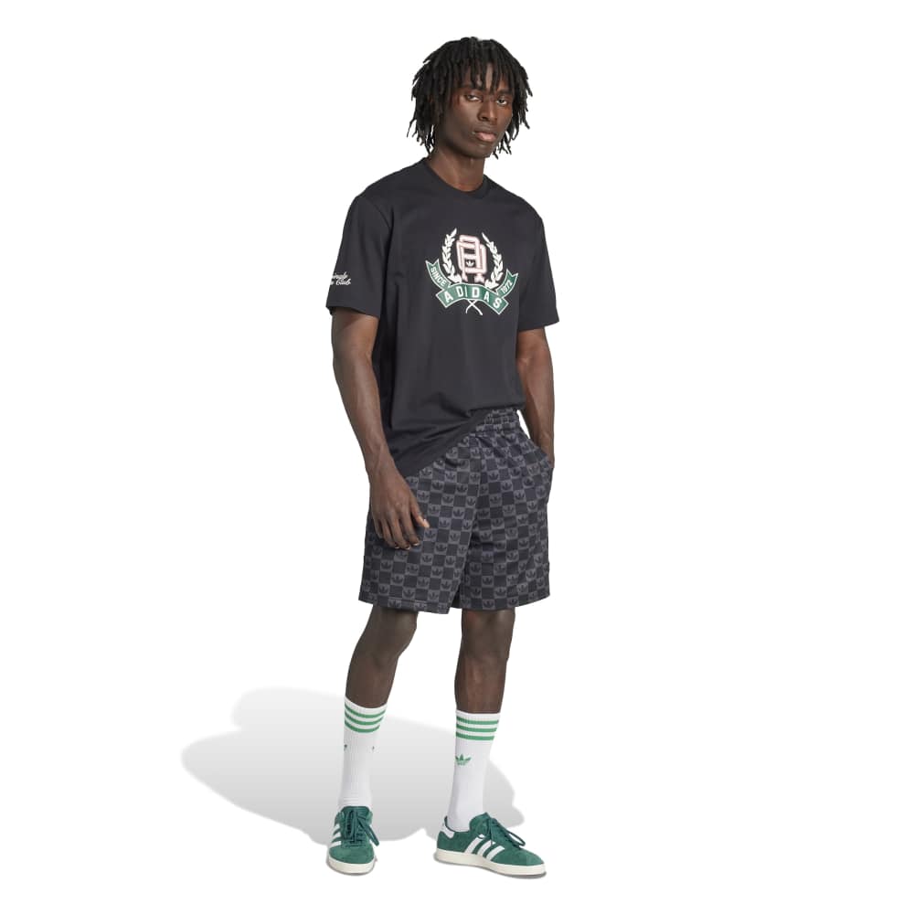 adidas Monogram Regular Mesh Short - Black