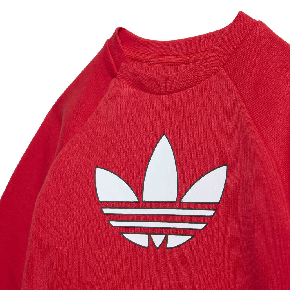 adidas Infants Crew Set  - Better Scarlet / White
