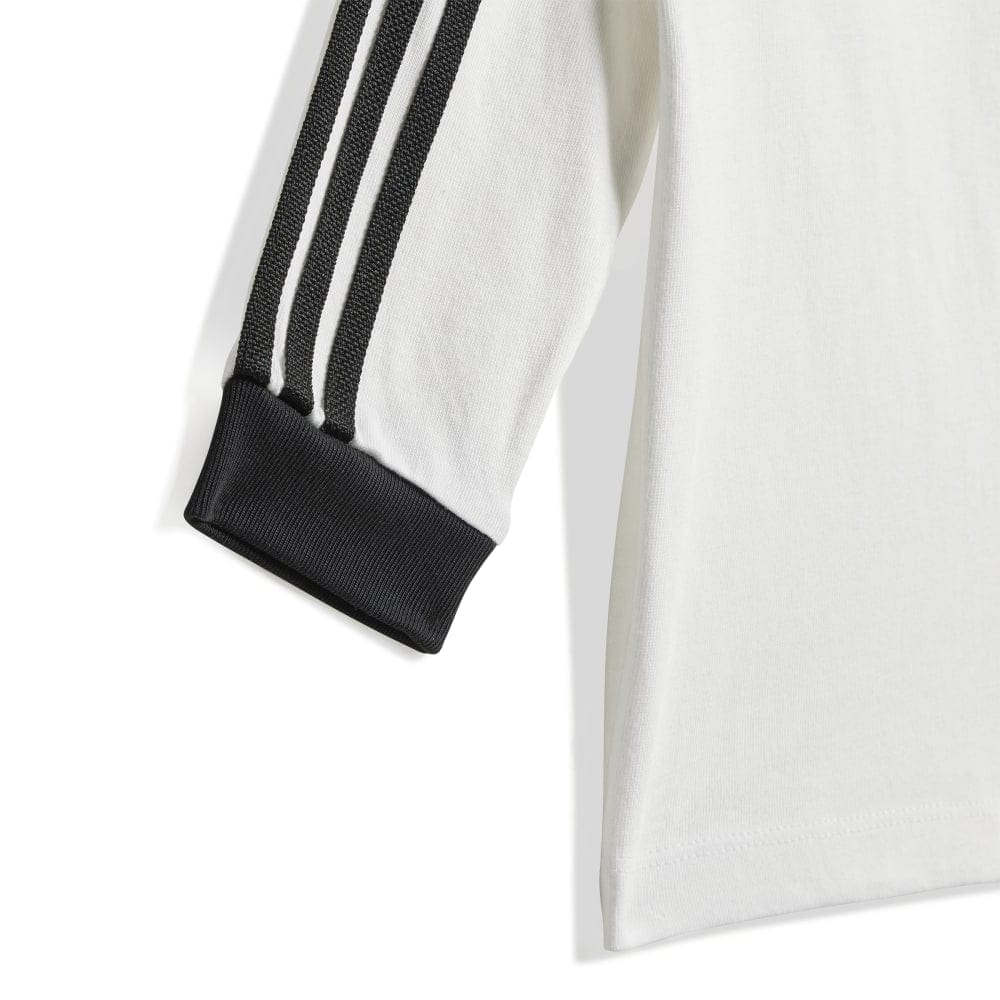 adidas Infants Denim Long Sleeve Tee Set - White