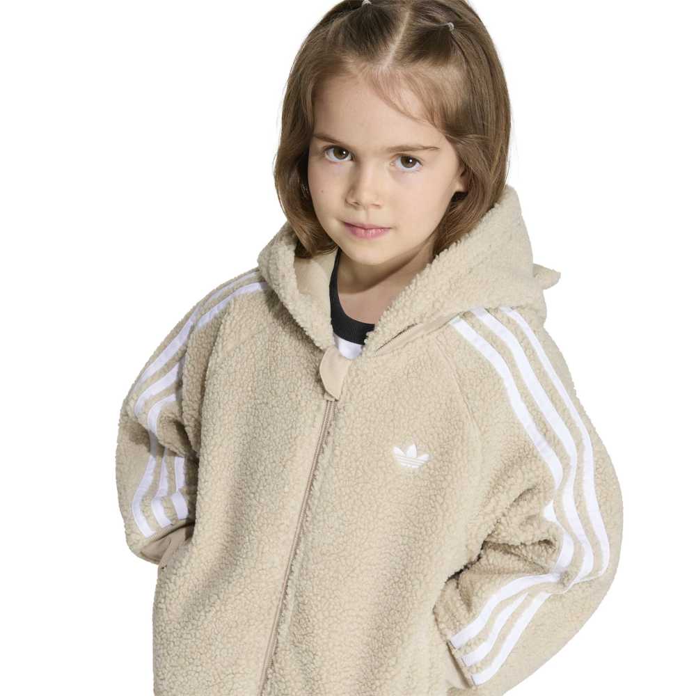 Adidas Kids Care Bears Fleece Tracktop - Khaki Heather