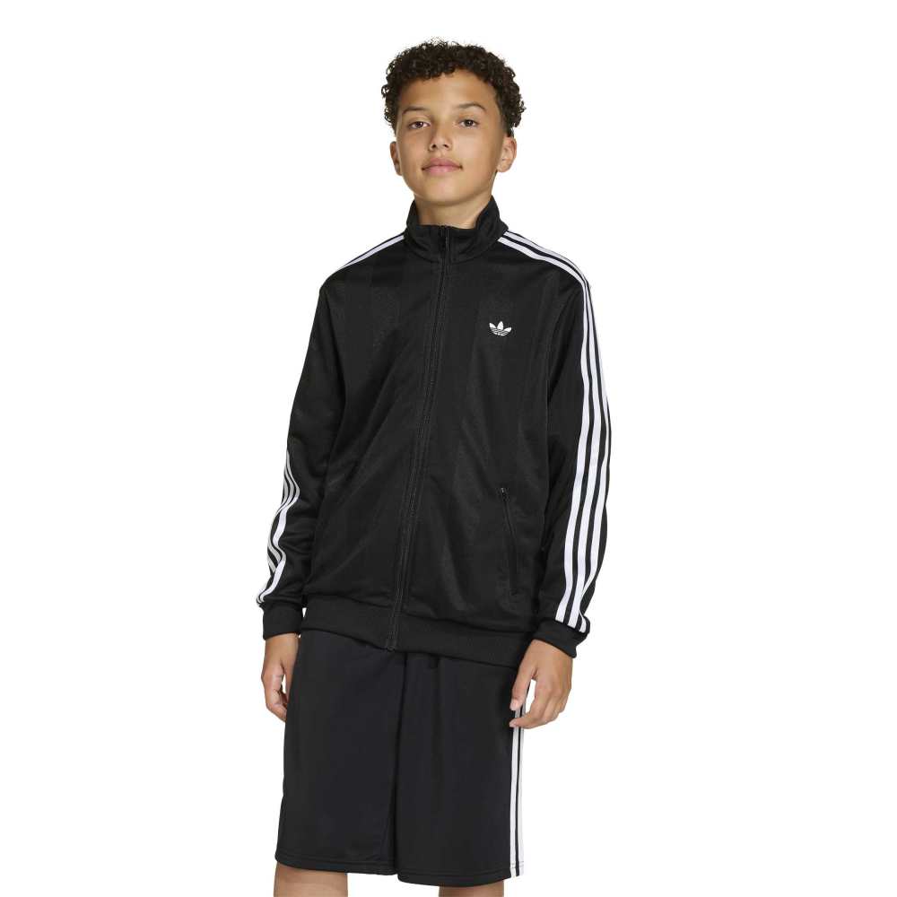 adidas Kids Loose Jacquard Track Top - Black