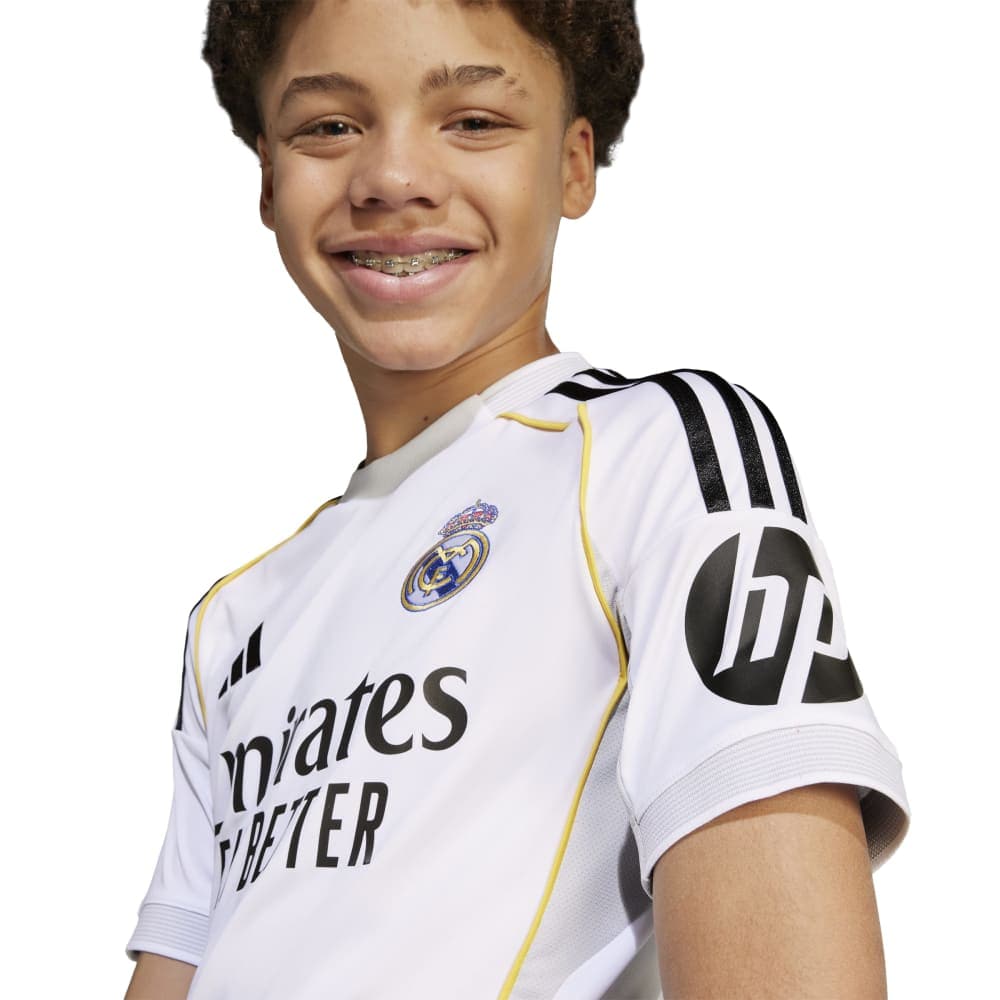 adidas Kids Real Madrid 25/26 Home Jersey