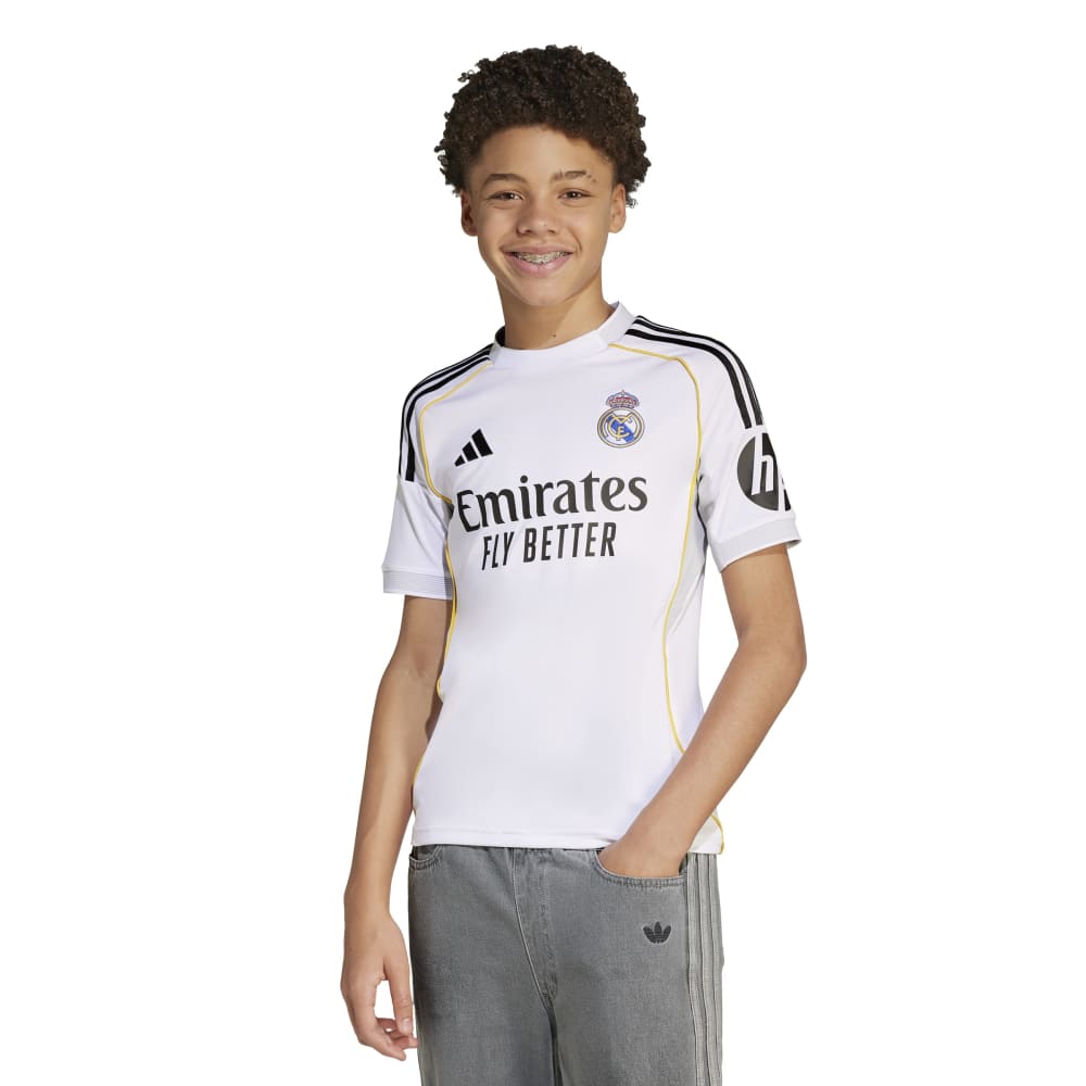 adidas Kids Real Madrid 25/26 Home Jersey