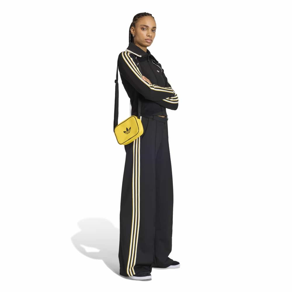 adidas Slim Track Top - Black / Yellow
