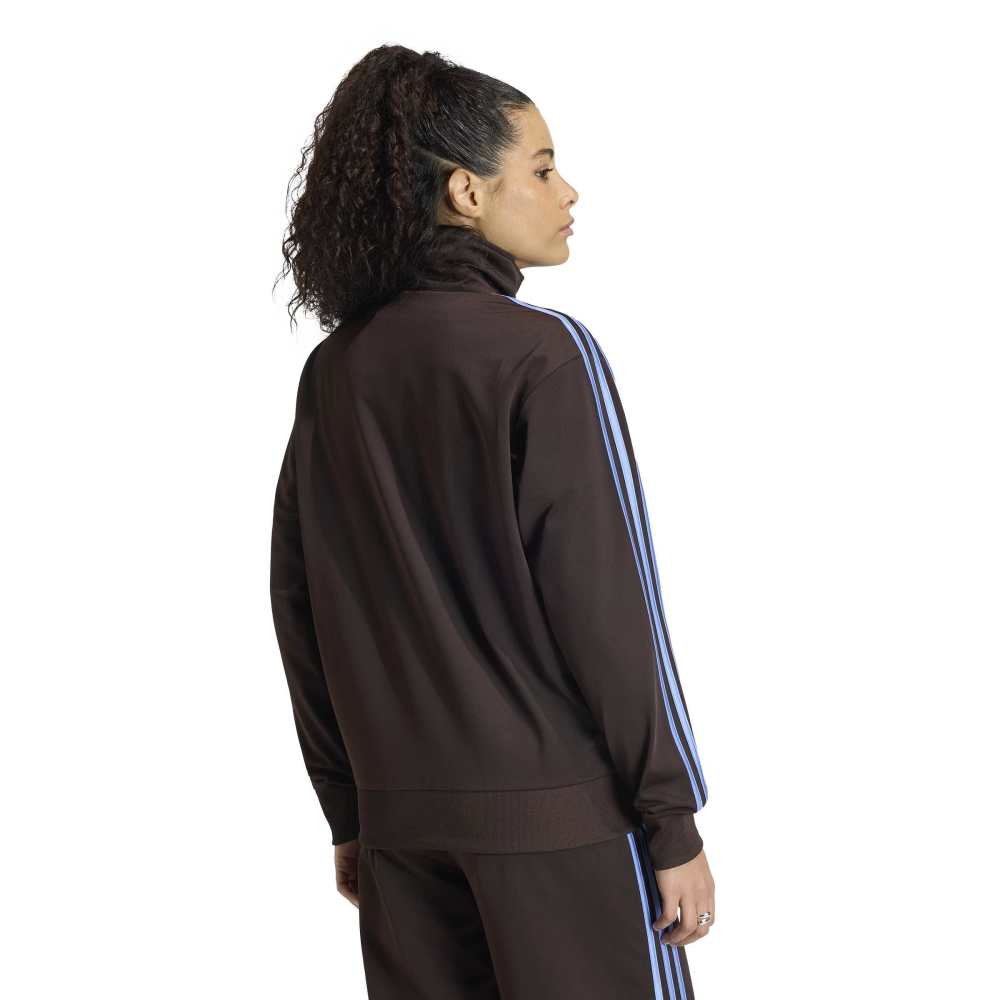 Adidas Women's Firebird Loose Track Top - Aurora Coffee / Blue Fusion