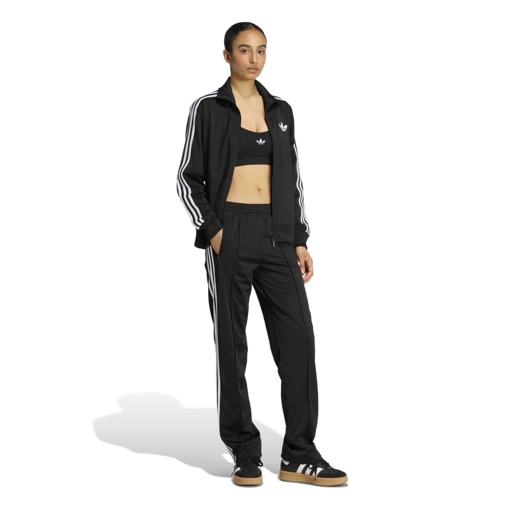 Adidas Womens Loose Firebird Track Top - Black / White