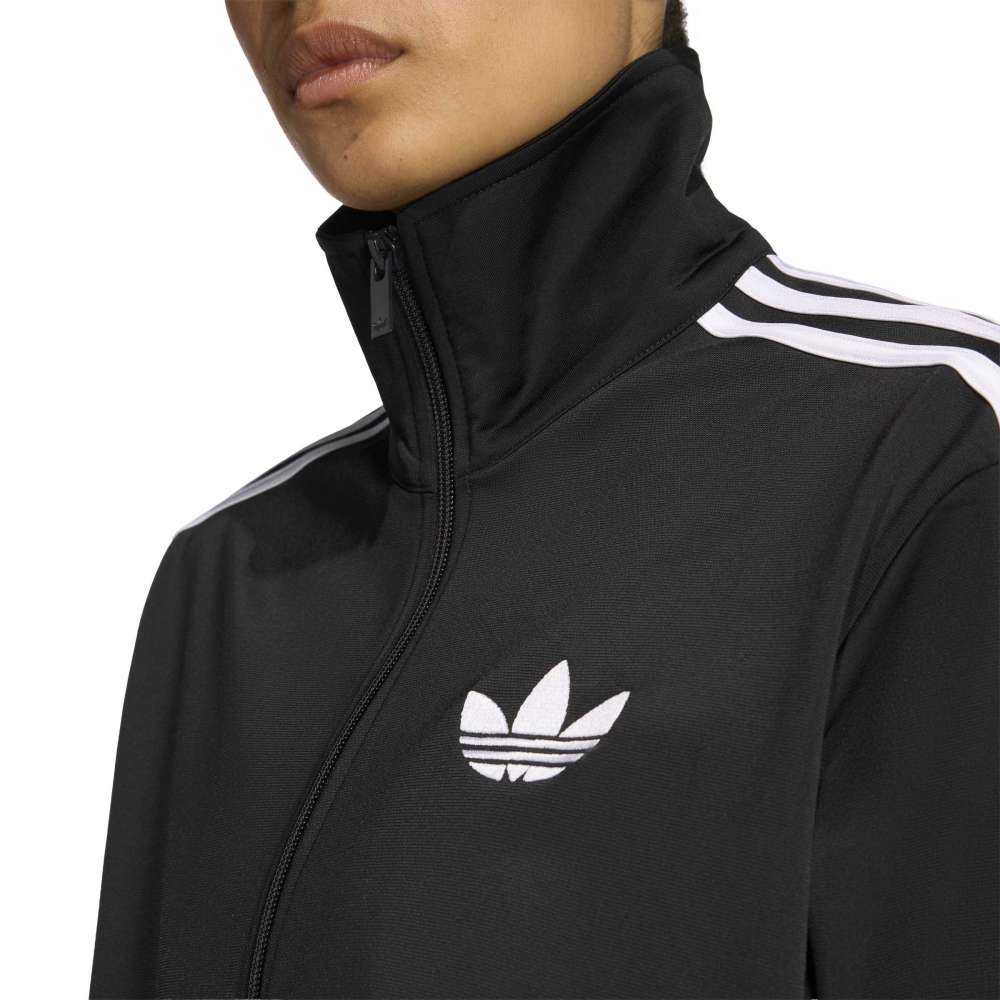 Adidas Womens Loose Firebird Track Top - Black / White