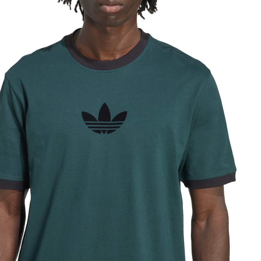 adidas Adicolor Loose 2000s Cali Tee - Aurora Ivy / Black