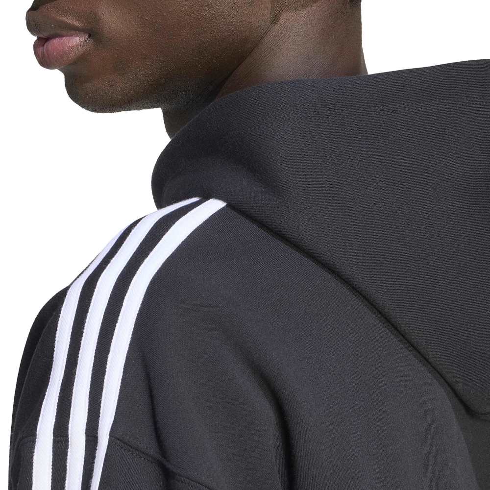 Adidas Adicolor Oversize Full-zip Hoodie - Black
