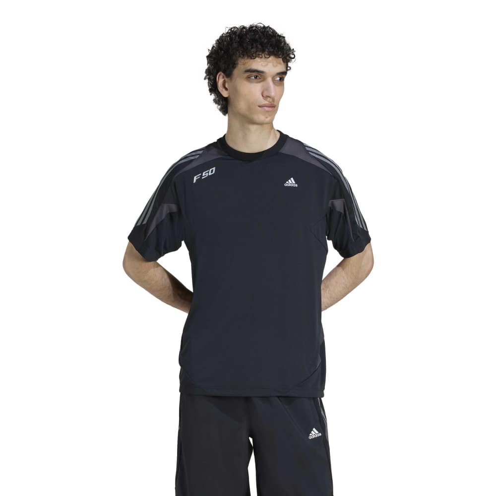 adidas F50 Tee Short Sleeve - Black