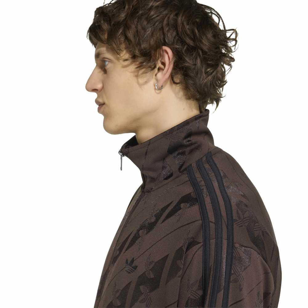 Adidas Monogram Firebird Track Top - Aurora Coffee