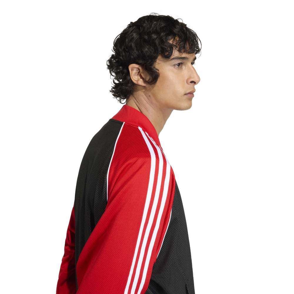 adidas SST Loose Mesh Track Top - Black
