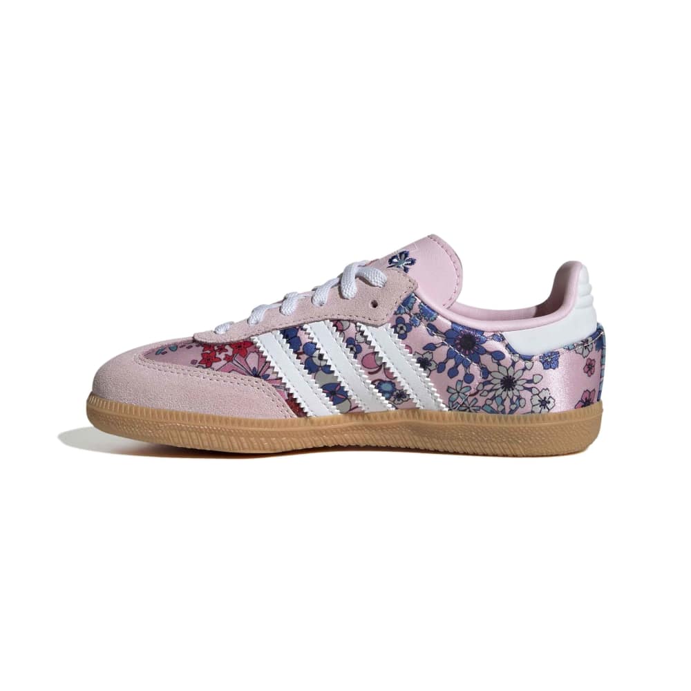 adidas Childrens Liberty London Samba OG Comfort Closure Elastic -  Pink / White