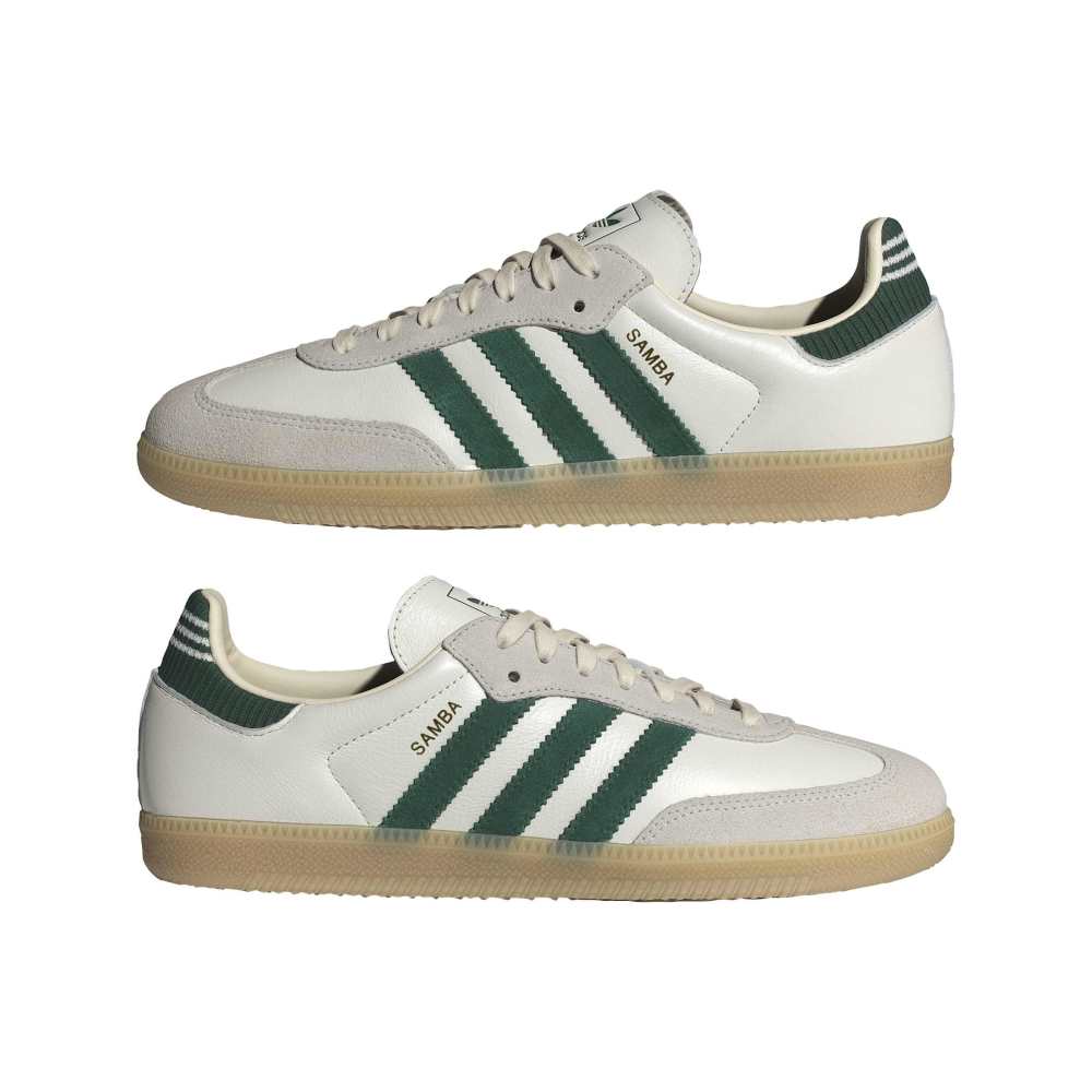 adidas Samba OG - Cloud White / Collegiate Green / Gum