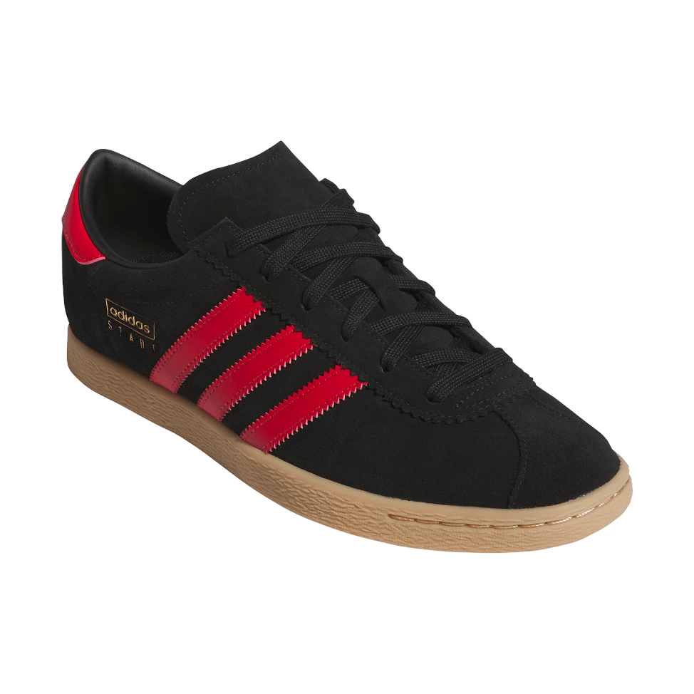 adidas Stadt - Black / Better Scarlet