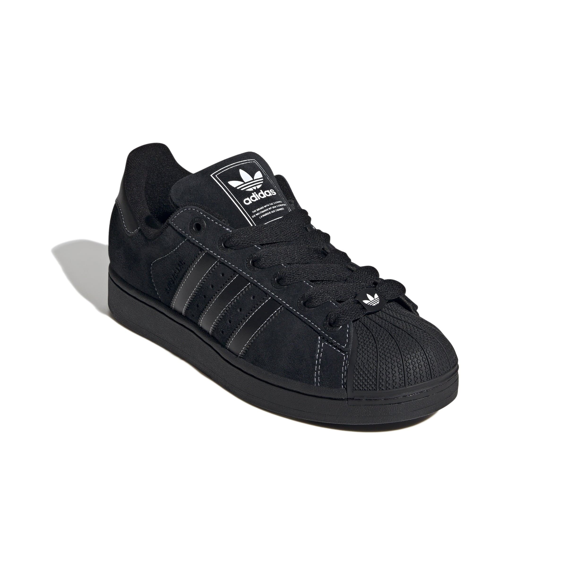 adidas Superstar II - Black Suede